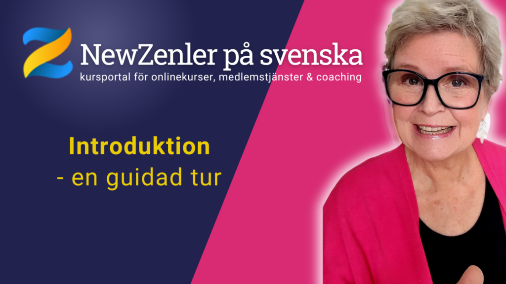 NewZenler - guidad tur - kursportal för onlinekurser
